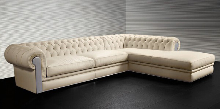 義大利Fendi L型沙發經典款，不同的沙發面料帶來截然不同的感受