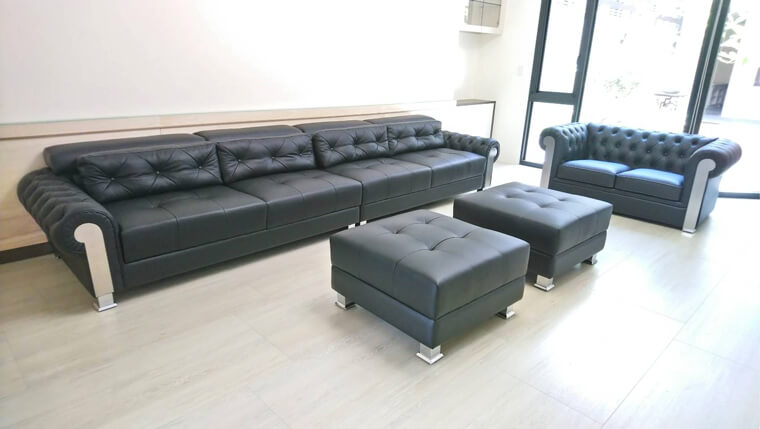 大空間客廳的沙發規劃佈置